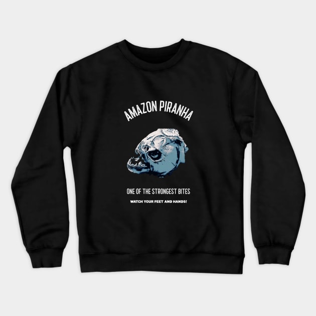 Amazon Piranha Crewneck Sweatshirt by SouthAmericaLive